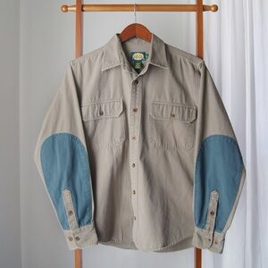 Cabela’s Elbow Patch Fisherman Button Up